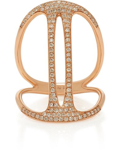 Gavello 14k Gold Diamond Ring - Metallic