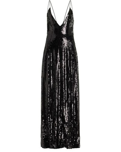 Khaite Exclusive Carina Sequin Maxi Dress - Black