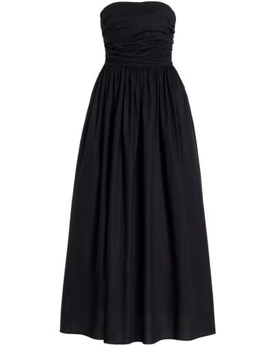 Matteau Asymmetrical Linen Skirt - Black