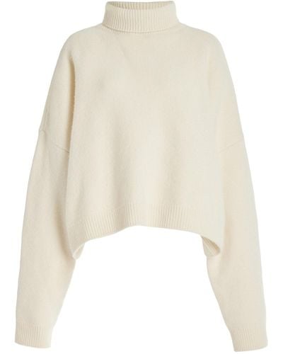 The Row Ezio Oversized Wool-cashmere Jumper - Natural