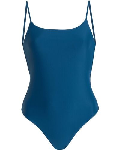 JADE Swim Trophy Open Back One-piece Swimsuit - Blue
