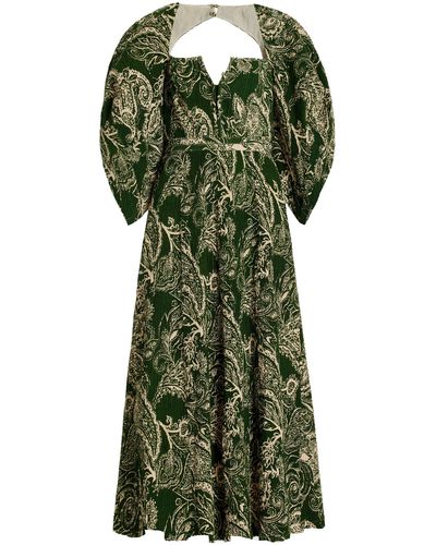 Mara Hoffman Violeta Cotton-blend Maxi Dress - Green