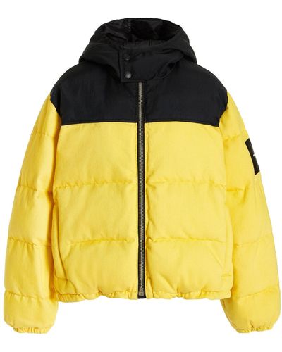 Alexander Wang Hooded Puffer Jacket - Yellow