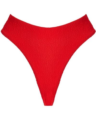 Mara Hoffman Cece Bikini Bottom - Red