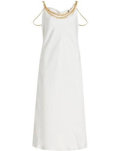 Rabanne Chain-detailed Mini Dress - White