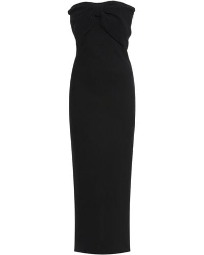 Chloé Twisted Knit Silk-blend Midi Dress - Black
