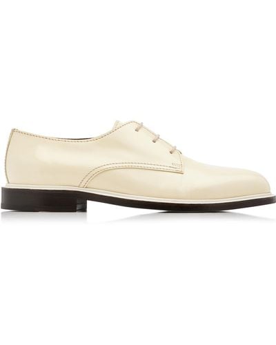 The Row Jules Derby Shoes - White