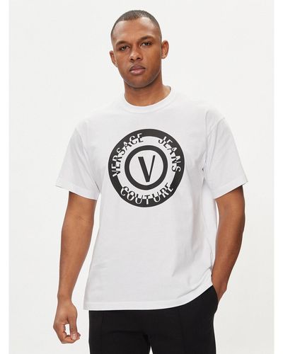 Versace T-Shirt 76Gaht06 Weiß Regular Fit