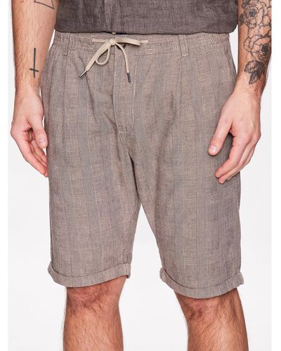 Lindbergh Stoffshorts 30-500021 Relaxed Fit - Grau