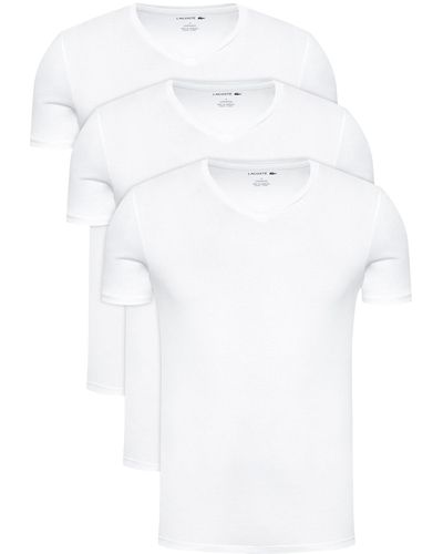 Lacoste 3Er-Set T-Shirts Th3374 Weiß Slim Fit