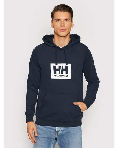 Helly Hansen Sweatshirt Hh Box 53289 Regular Fit - Blau