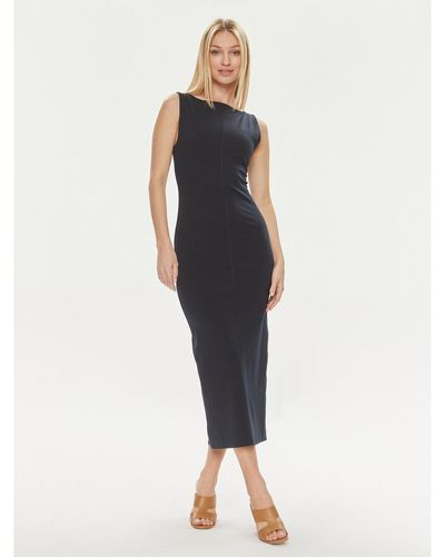 ViCOLO Kleid Für Den Alltag Tb0109 Slim Fit - Blau