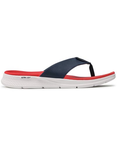 Skechers Zehentrenner go consistent sandal 229035/nvrd naby/red - Blau