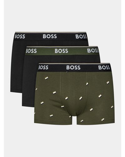 BOSS 3Er-Set Boxershorts Power Desig 50509200 - Grün