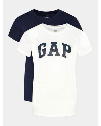 Gap 2Er-Set T-Shirts 548683-00 Regular Fit - Blau