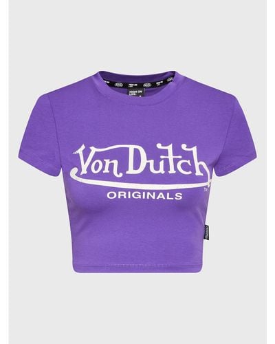 Von Dutch T-Shirt Arta 6230047 Regular Fit - Lila