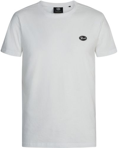 Petrol Industries T-Shirt -1030-Tsr001 Weiß Regular Fit