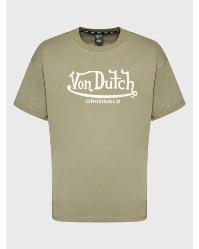 Von Dutch T-Shirt Lennon 6 330 059 Grün Regular Fit