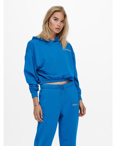 ONLY Sweatshirt 15239888 Regular Fit - Blau