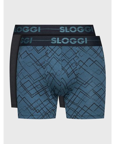 Sloggi 2Er-Set Boxershorts 10198168 - Blau