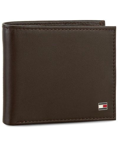 Tommy Hilfiger Große Herren Geldbörse Eton Mini Cc Wallet Am0Am00655 041 - Braun