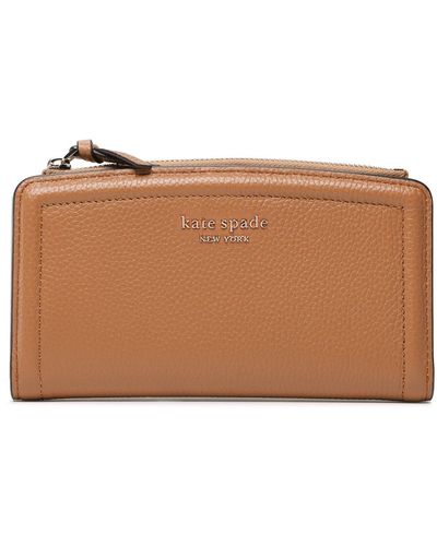 Kate Spade Große Damen Geldbörse Zip Slim Wallet K5613 - Braun