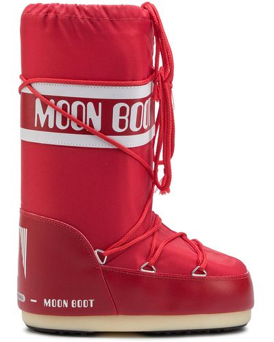 Moon Boot Schneeschuhe nylon 14004400003 rosso d - Rot