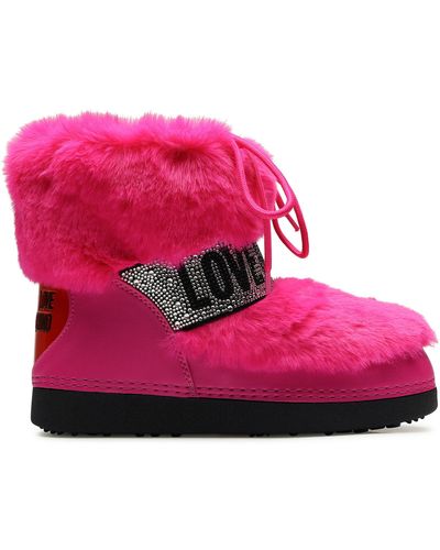 Love Moschino Schneeschuhe ja24202g0hjw0604 fuxia - Pink