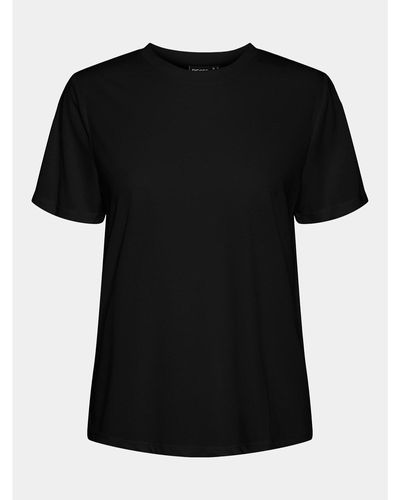 Pieces T-Shirt Anora 17148789 Regular Fit - Schwarz