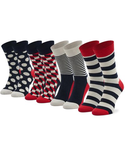 Happy Socks Hohe -Socken Xbdo09-6002 - Rot