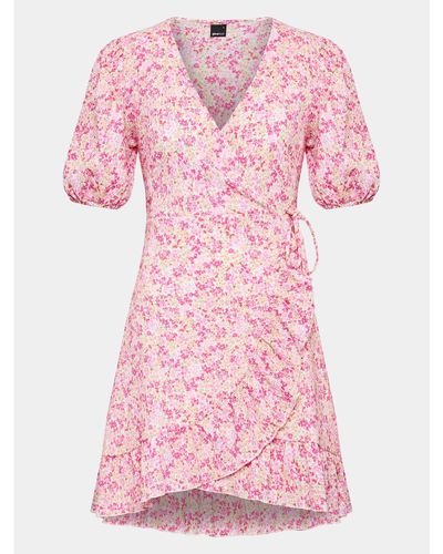 Gina Tricot Kleid Für Den Alltag 19320 Regular Fit - Pink