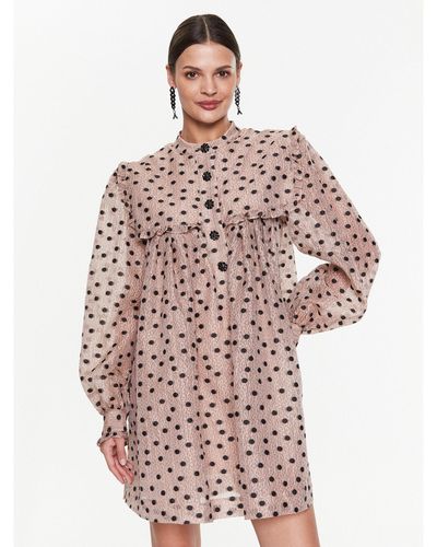 Custommade• Kleid Für Den Alltag Kristel 999395458 Relaxed Fit - Pink