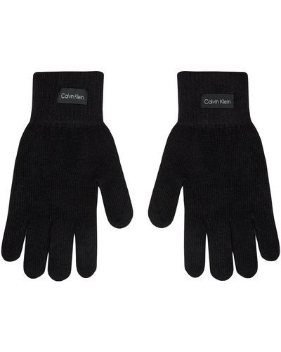 Calvin Klein Damenhandschuhe Essential Knit Gloves K60K611167 - Schwarz