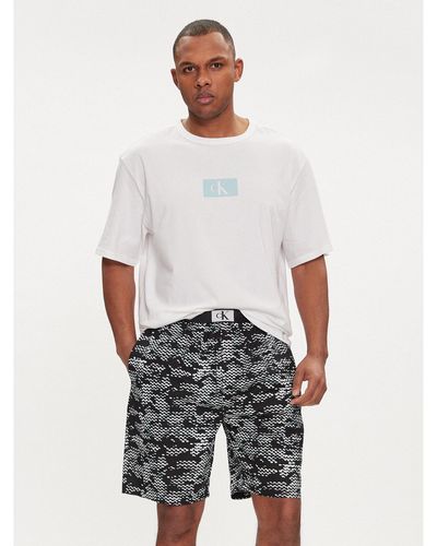 Calvin Klein Pyjama 000Nm2431E Regular Fit - Weiß