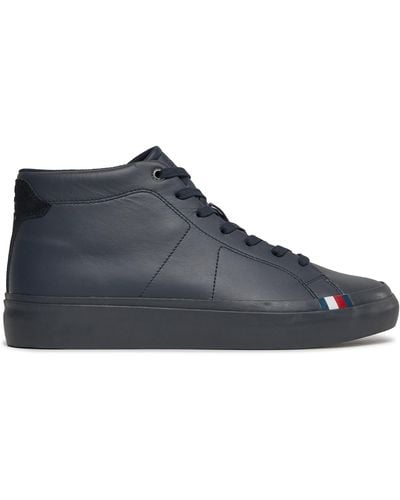 Tommy Hilfiger Sneakers Thick Vulc Chukka Premium Lth Fm0Fm04880 - Blau