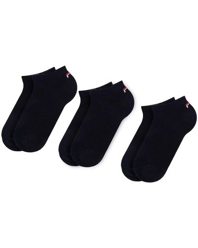 Fila 3Er-Set Niedrige -Socken Calza F9100 - Blau