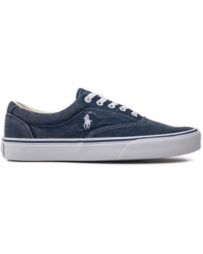 Polo Ralph Lauren Sneakers Aus Stoff 816932174001 - Blau