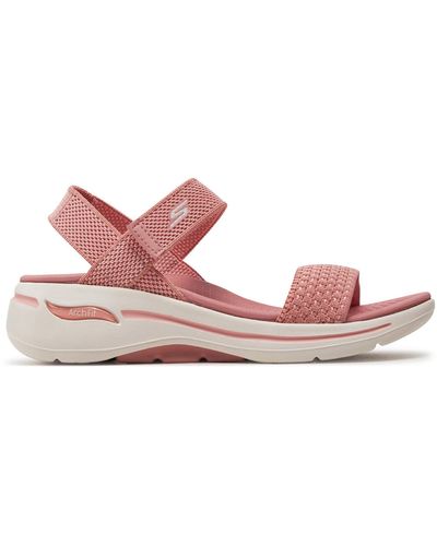 Skechers Sandalen go walk arch fit sandal-polished 140264/ros fuchsia - Pink