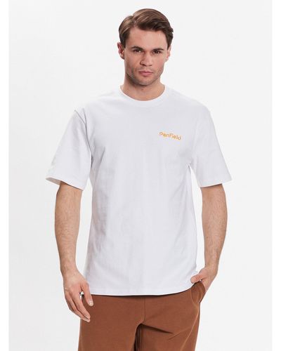 Penfield T-Shirt Pfd0340 Weiß Regular Fit