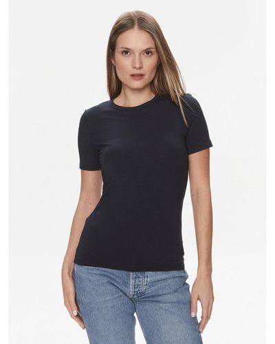 Vero Moda T-Shirt Aware Heaven 10299736 Tight Fit - Blau