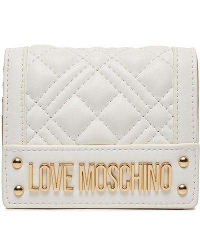 Love Moschino Große Damen Geldbörse Jc5601Pp0Ila0100 Bianco - Weiß