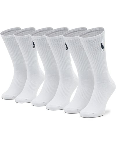 Polo Ralph Lauren 3Er-Set Hohe -Socken 449858064001 Weiß