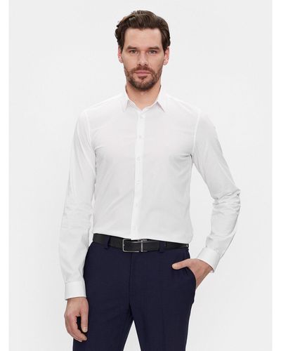 Calvin Klein Hemd K10K112743 Weiß Extra Slim Fit