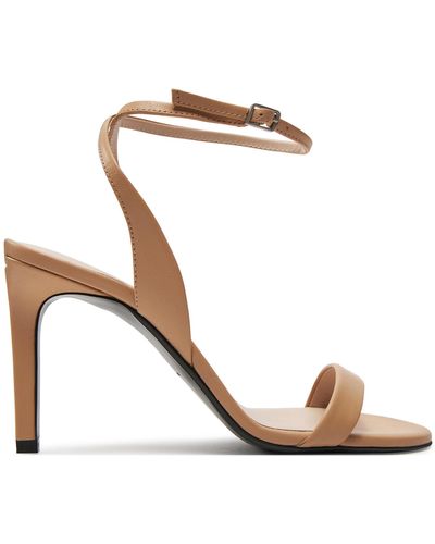 Calvin Klein Sandalen heel sandal 90 lth hw0hw01945 vintage a06 - Mettallic
