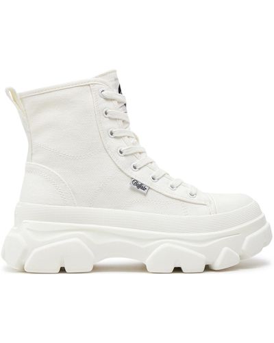 Buffalo Stiefeletten cade lace up hi 1622456 offwhite - Weiß
