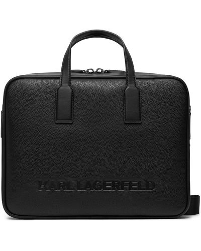 Karl Lagerfeld Laptoptasche 241M3058 - Schwarz