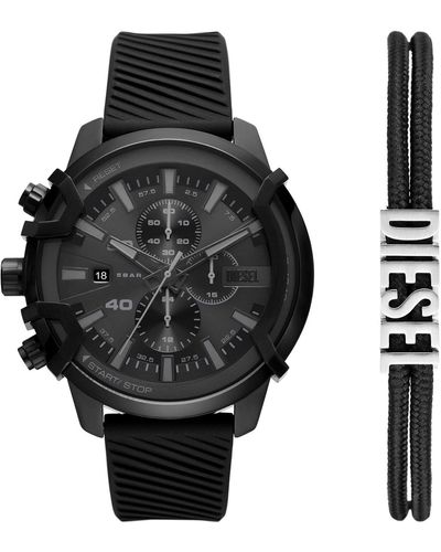 DIESEL Uhr Griffed Dz4650Set - Schwarz