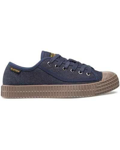 G-Star RAW Sneakers Aus Stoff Rovulc Ii Dnm 2241 001520 - Blau