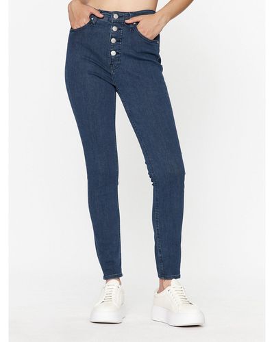 Calvin Klein Jeans J20J221779 Super Skinny Fit - Blau