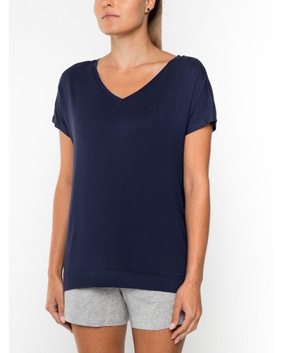 Lauren by Ralph Lauren T-Shirt Iln61593 Regular Fit - Blau